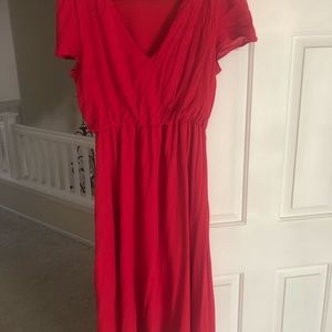 Red Midi Dress